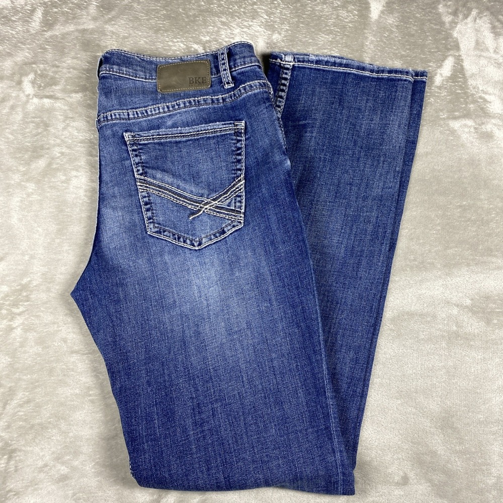 BKE Henry Jeans Men's 38x36 Blue Denim Straight Leg